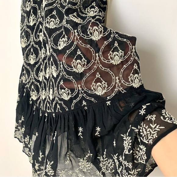 Anthropologie Sheer Mini Dress - Picture 12 of 13